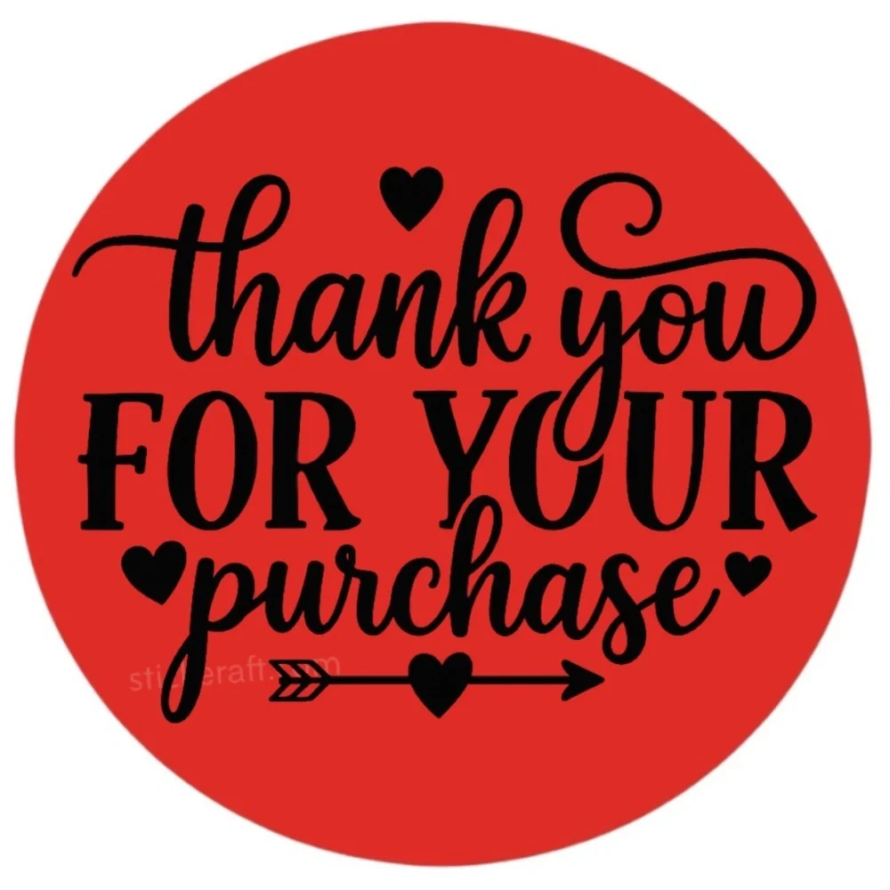 Thank You for Your Purchase Stickers – 2